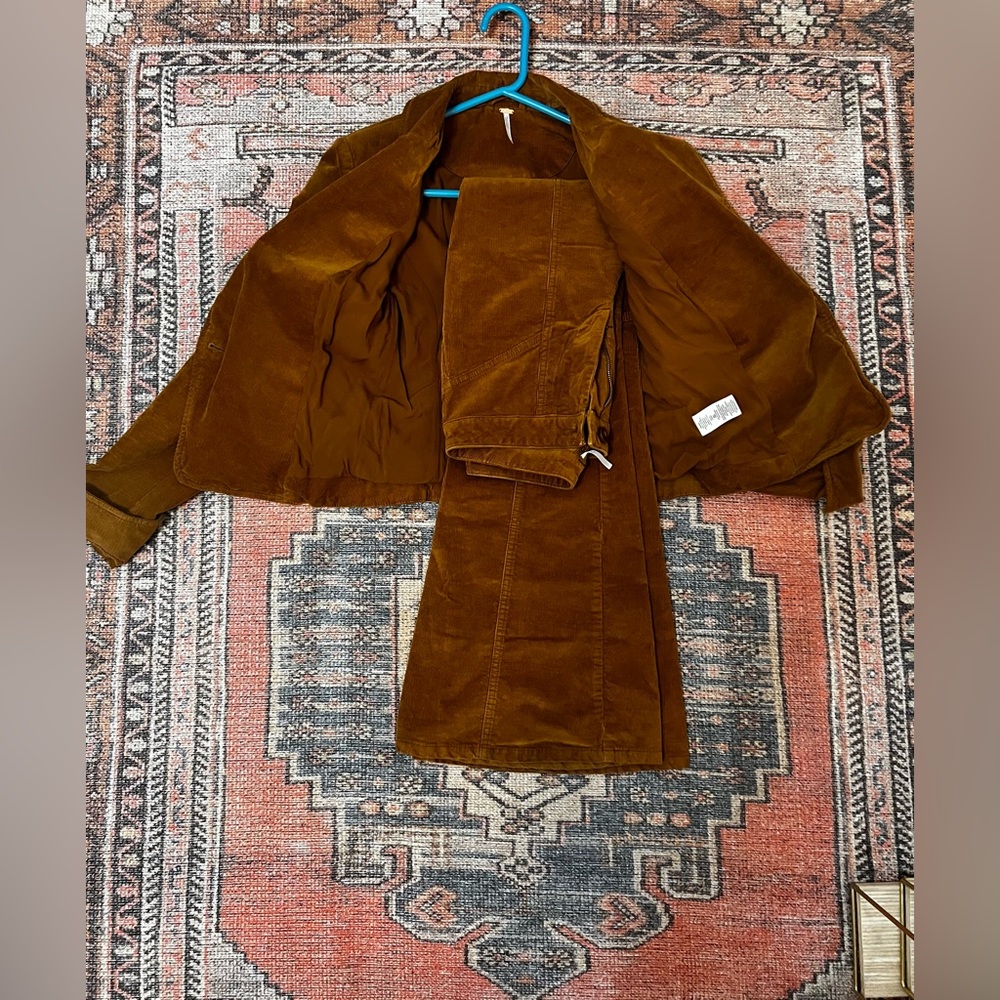 Free People Corduroy suit.